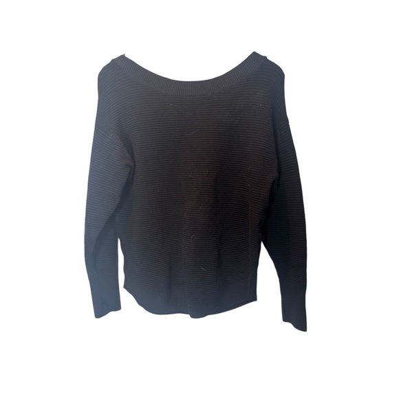 OFFLINE by Aerie Black Ribbed Knit Sweater Size Small - Picture 2 of 2